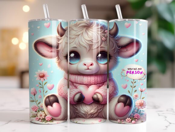 Highland Cow Valentine Design Review