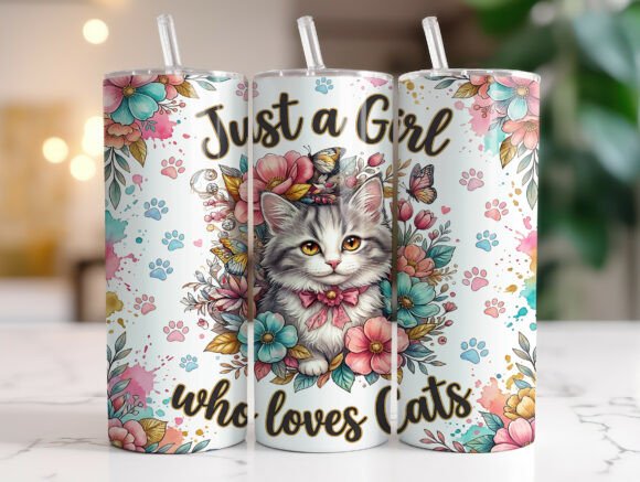 Just a Girl Who Loves Cats Tumbler Wrap: A Brand Designer's Review