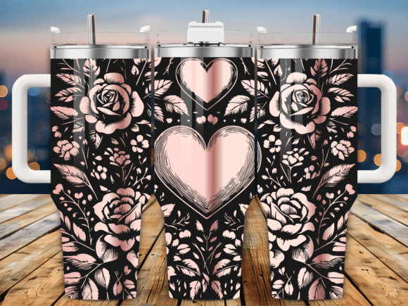 Valentines Day Roses Heart Laser Tumbler: A Designer's Review